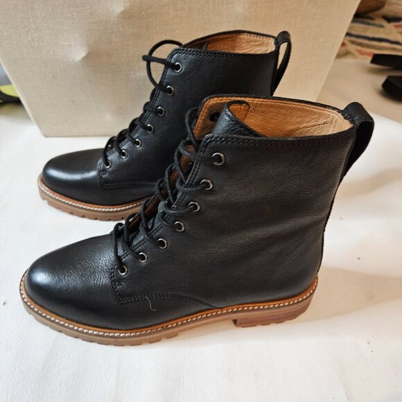 Madewell The Clair Lace-Up Boot in Leather - Picture 2 of 7
